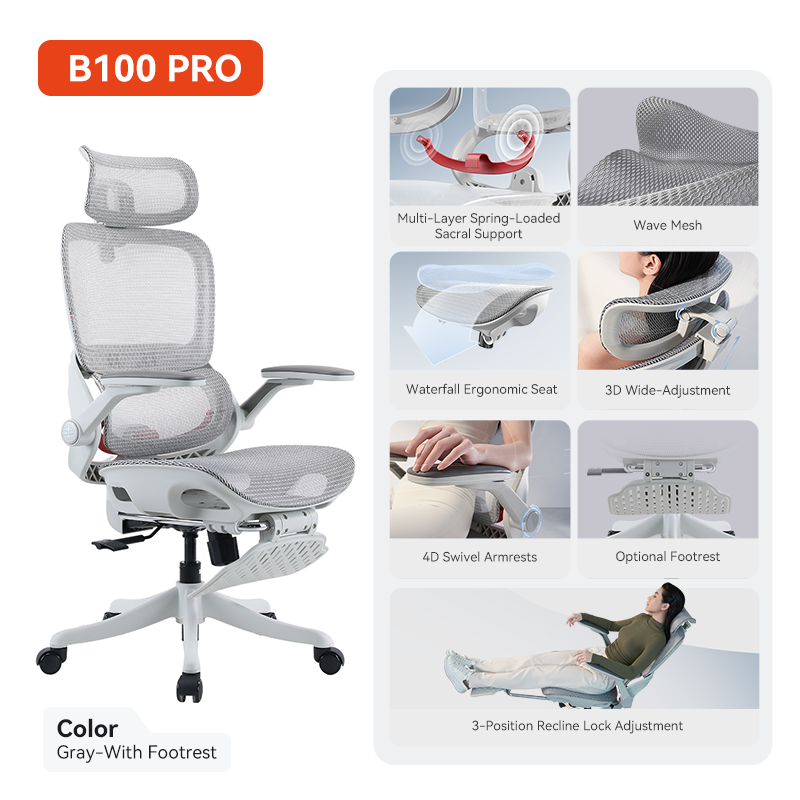 SIHOO B100 PRO Ergonomic Office Chair Floating Sacral Support