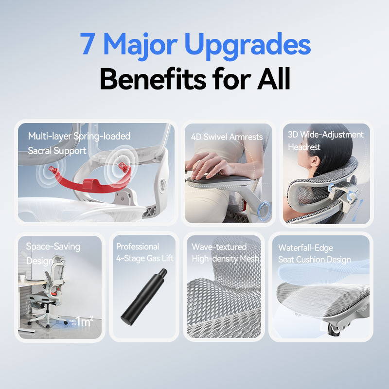 SIHOO B100 PRO Ergonomic Office Chair Floating Sacral Support