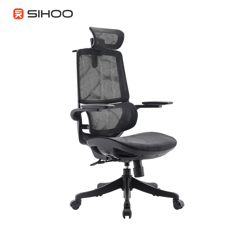 Sihoo M59AS Space-Saving Ergonomic Office Chair with Flip-Up Arms