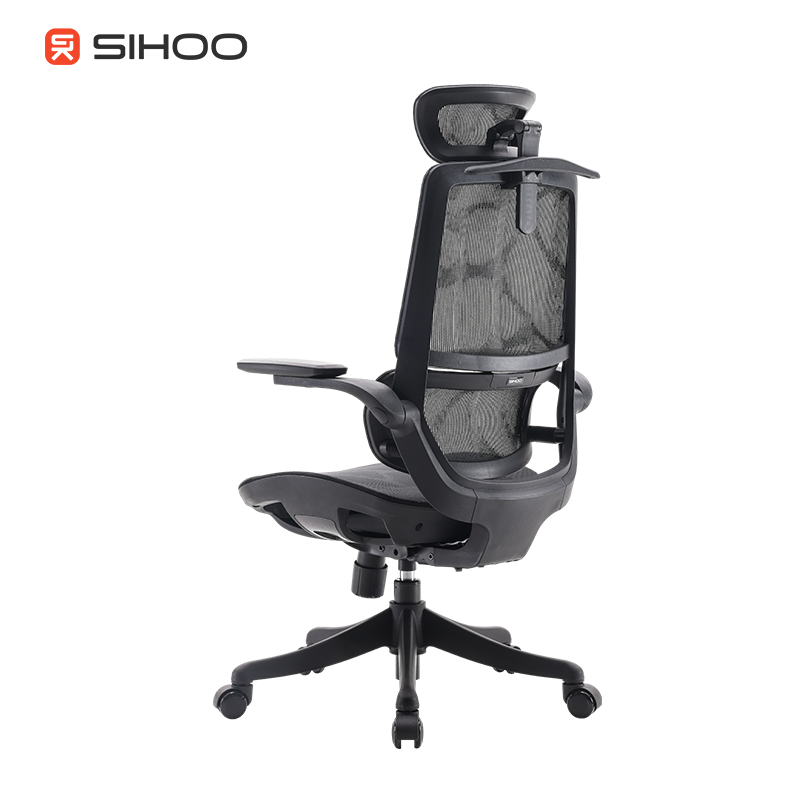 Sihoo M59AS Space-Saving Ergonomic Office Chair with Flip-Up Arms