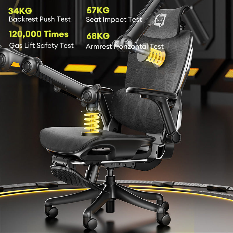 SIHOO X7S Ergonomic Gaming Chair 5D Soft PU Armrest Bamboo Fiber Elastic Mesh