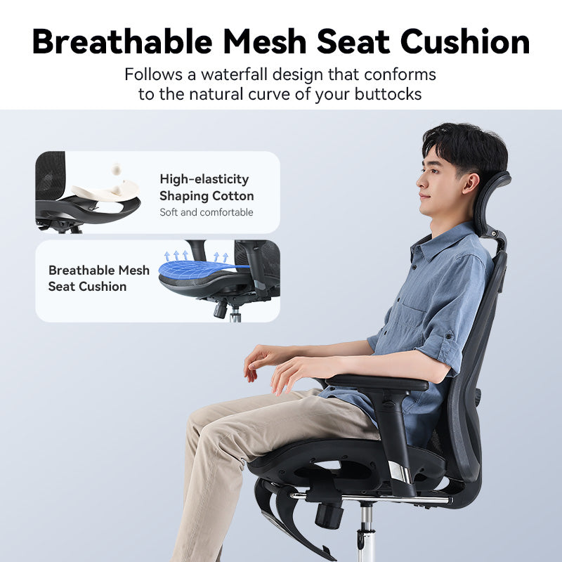 SIHOO M57 Ergonomic Chair with Breathable Mesh Cushion