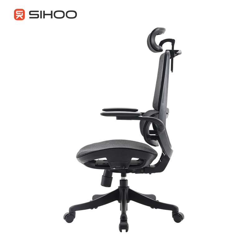 Sihoo M59AS Space-Saving Ergonomic Office Chair with Flip-Up Arms