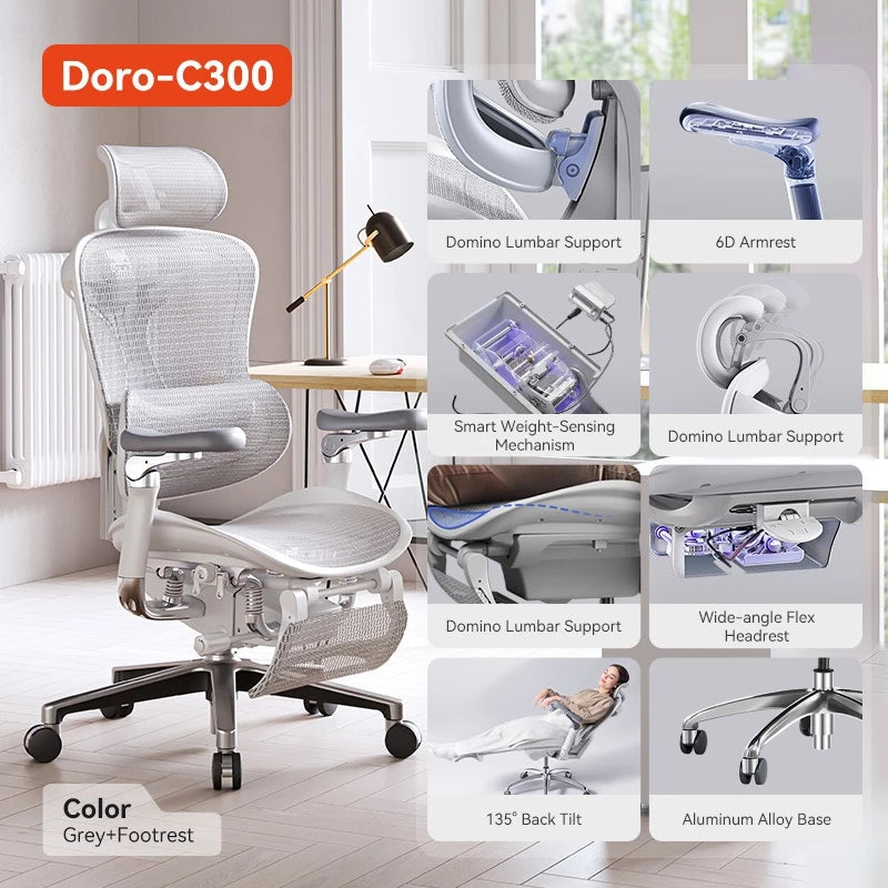 SIHOO Doro C300 Ergonomic Executive Office Chair with Advanced Back Support